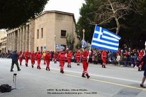056- Rhodes- Defile Dodecanese grec